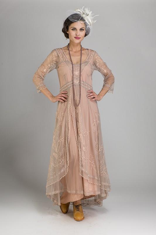 Cosette Dress in White by Tilda Knopf