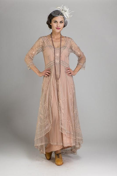 Cosette Dress in White by Tilda Knopf