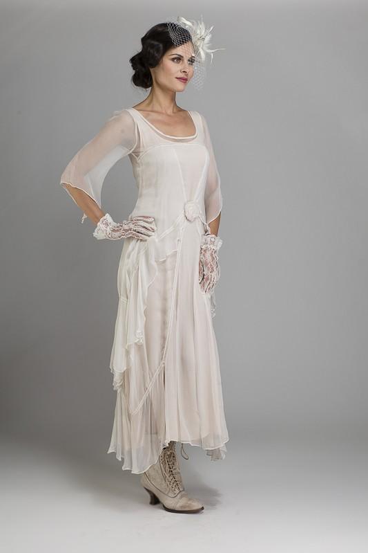 Barrymore Dress in Creme by Tilda Knopf