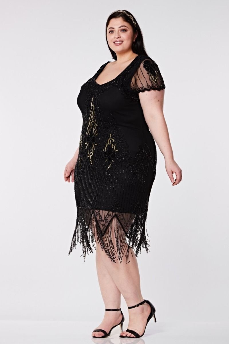 Marlene Dress in Black by Tilda Knopf