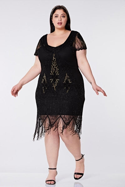 Marlene Dress in Black by Tilda Knopf