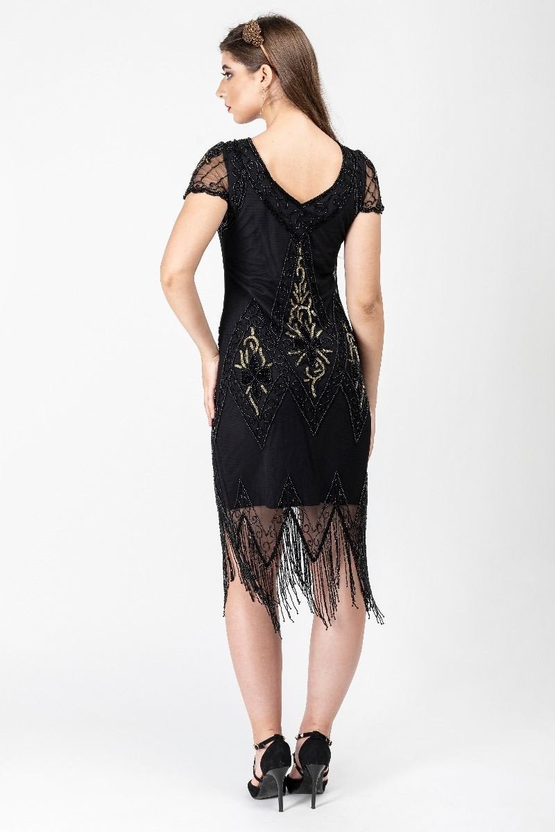 Marlene Dress in Black by Tilda Knopf