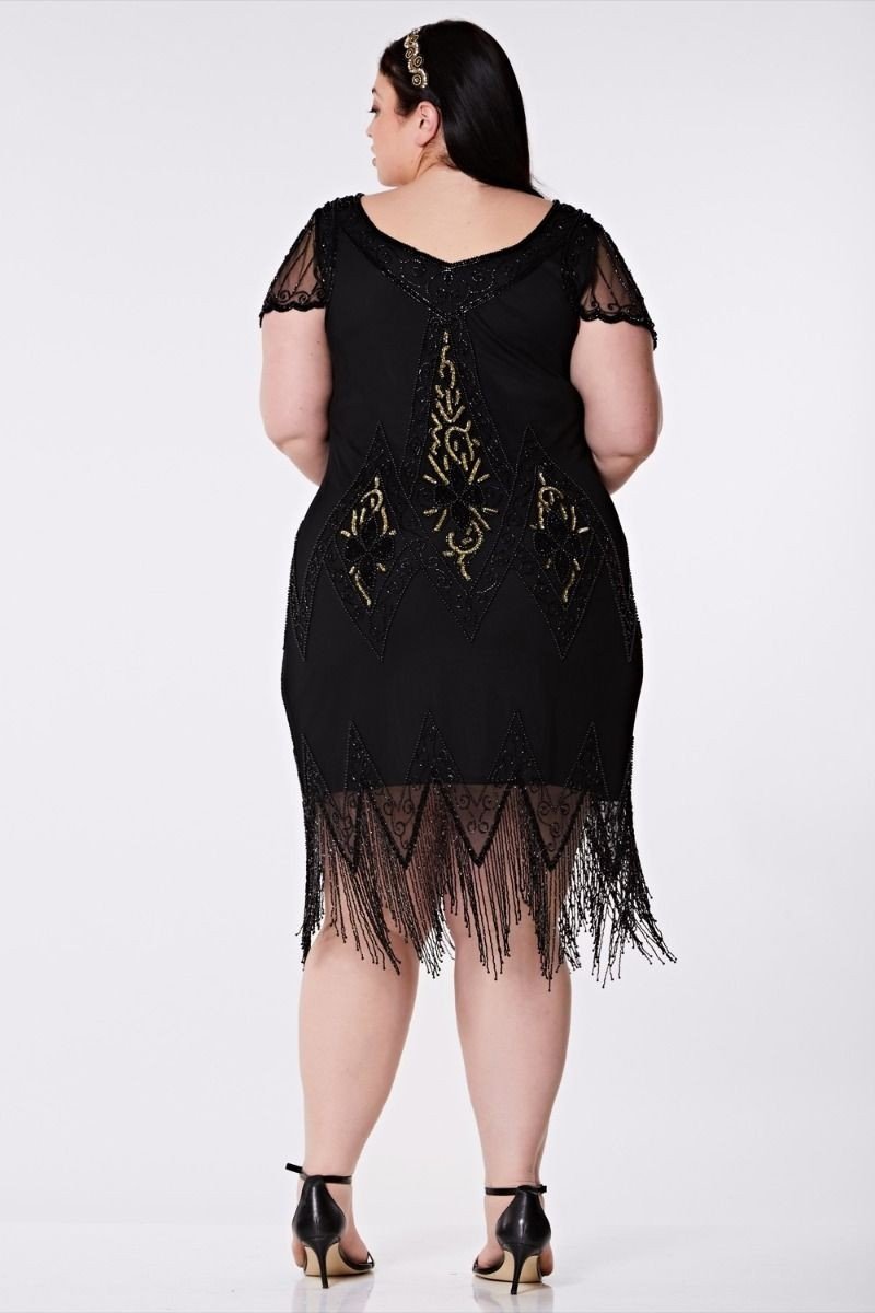 Marlene Dress in Black by Tilda Knopf