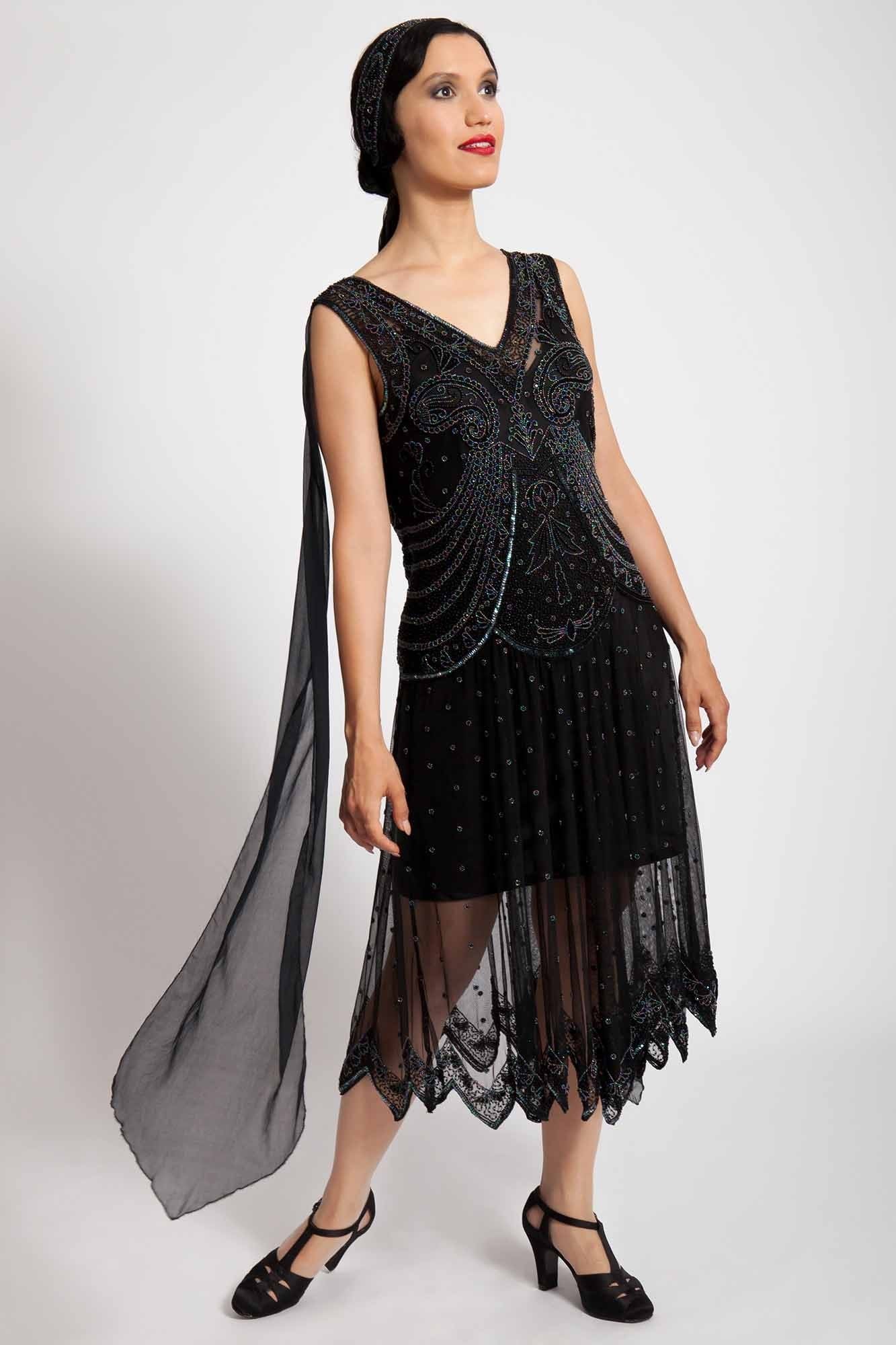 Amelia Dress in Black by Tilda Knopf