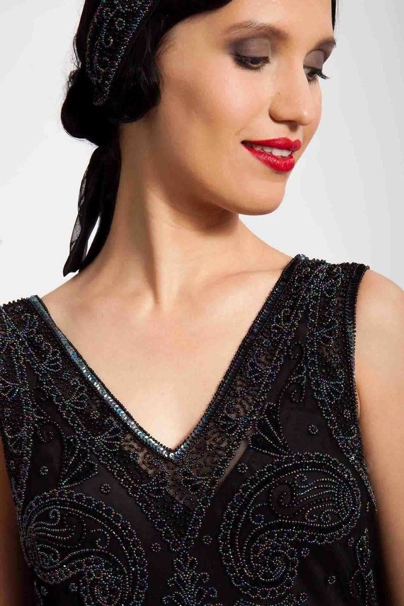 Amelia Dress in Black by Tilda Knopf