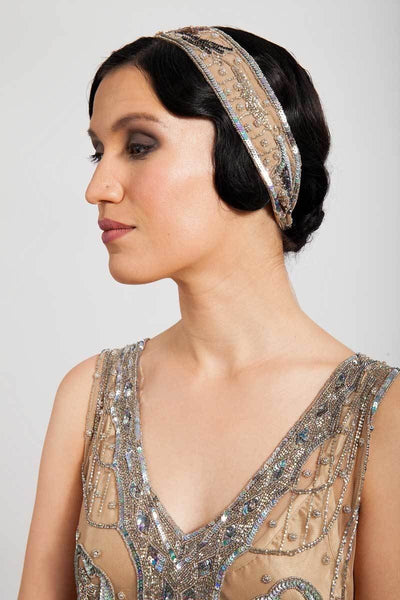 Constance Hairpiece in Creme by Tilda Knopf