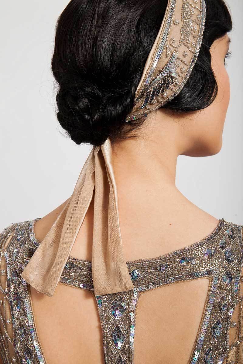 Constance Hairpiece in Creme by Tilda Knopf