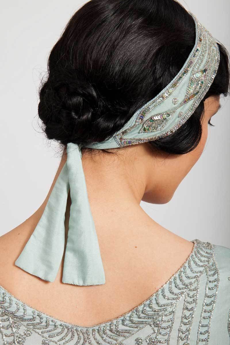 Paige Hairpiece in Mint by Tilda Knopf