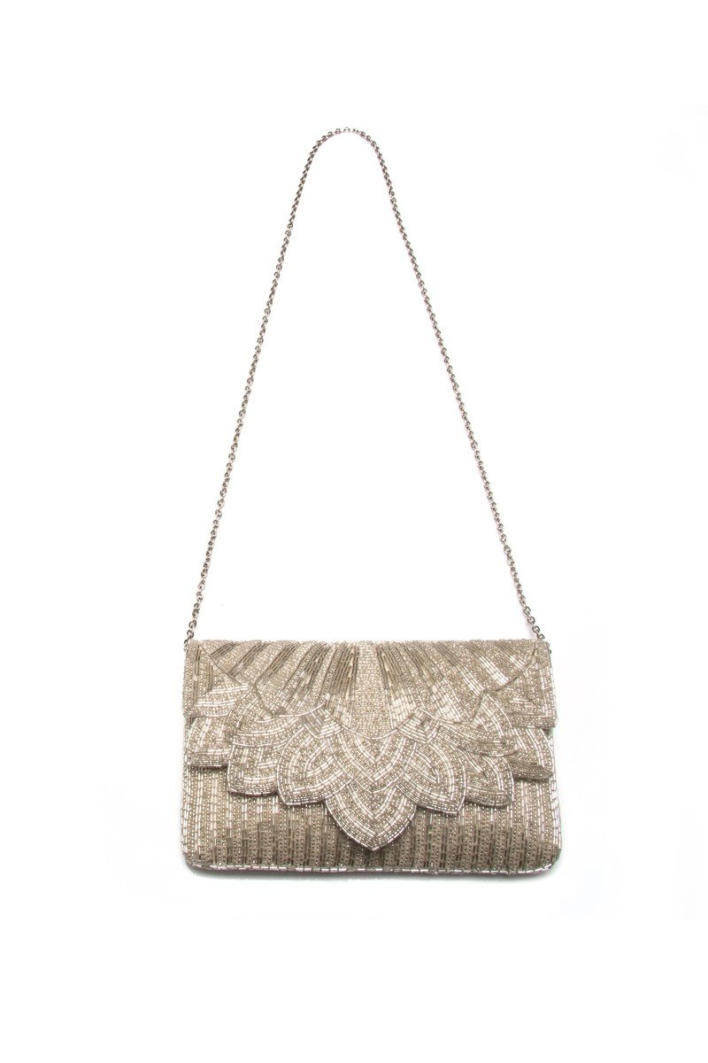 Sophie Handbag in Silver by Tilda Knopf