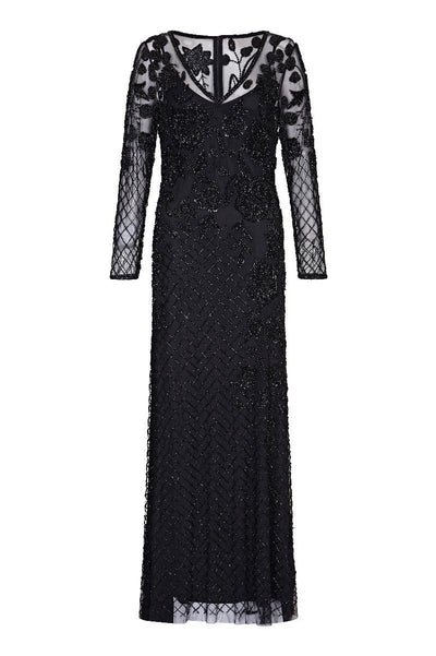 Parma 1920s Inspired Gown in Black – WardrobeShop