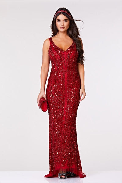 Romy Gatsby Style Gown in Red - SOLD OUT