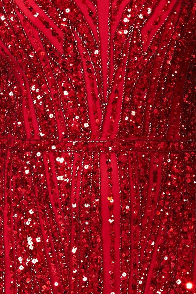 Romy Gatsby Style Gown in Red