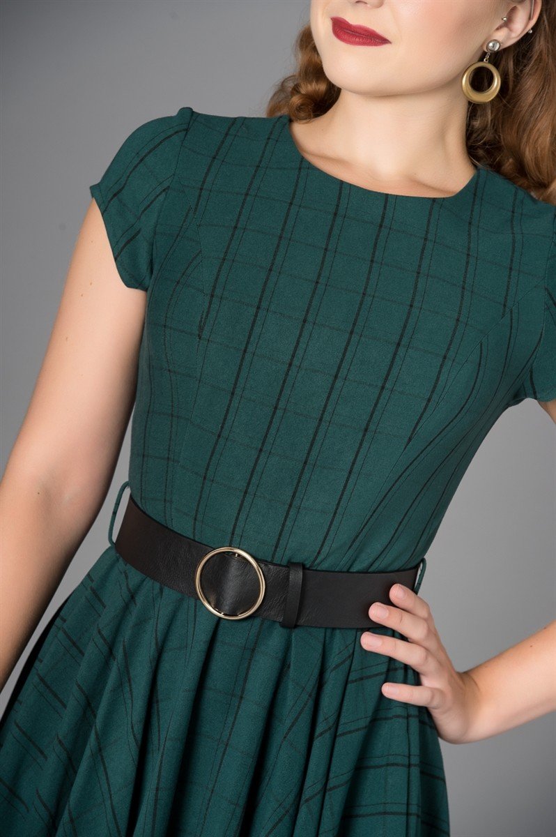 Peggy Dress in Green  - SOLD OUT