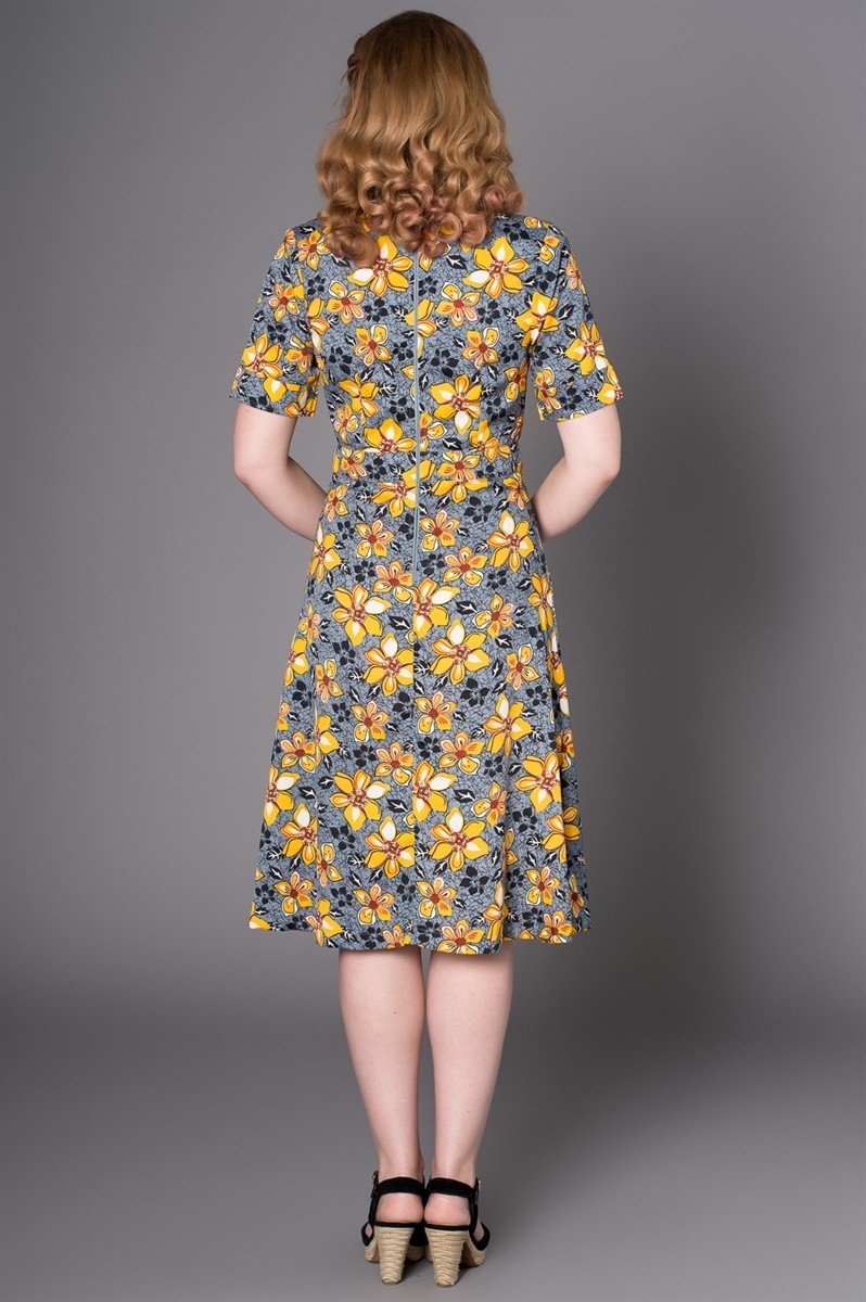 Magnolia Dress in Grey by Sheen Clothing