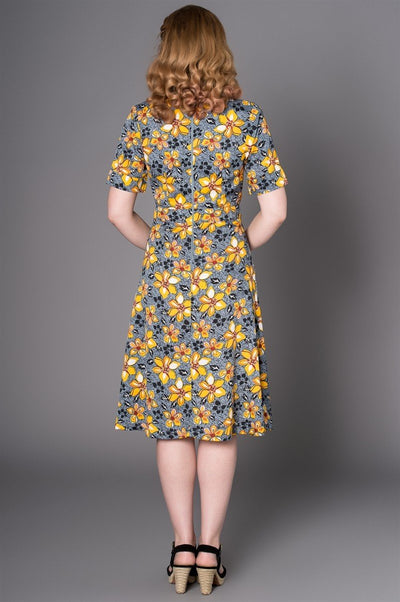 Magnolia Dress in Grey by Sheen Clothing