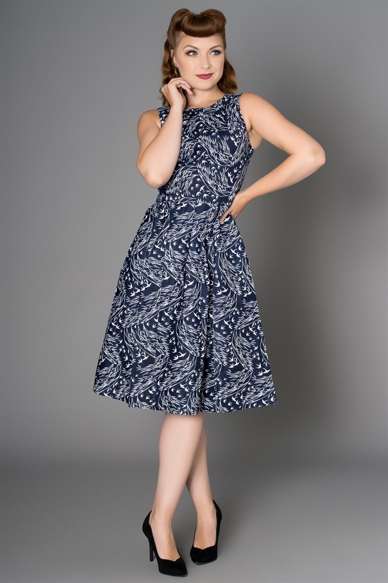 Birdie Dress in Navy - SOLD OUT