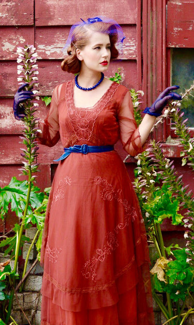 Mary Darling CL-163 Dress in Paprika by Nataya