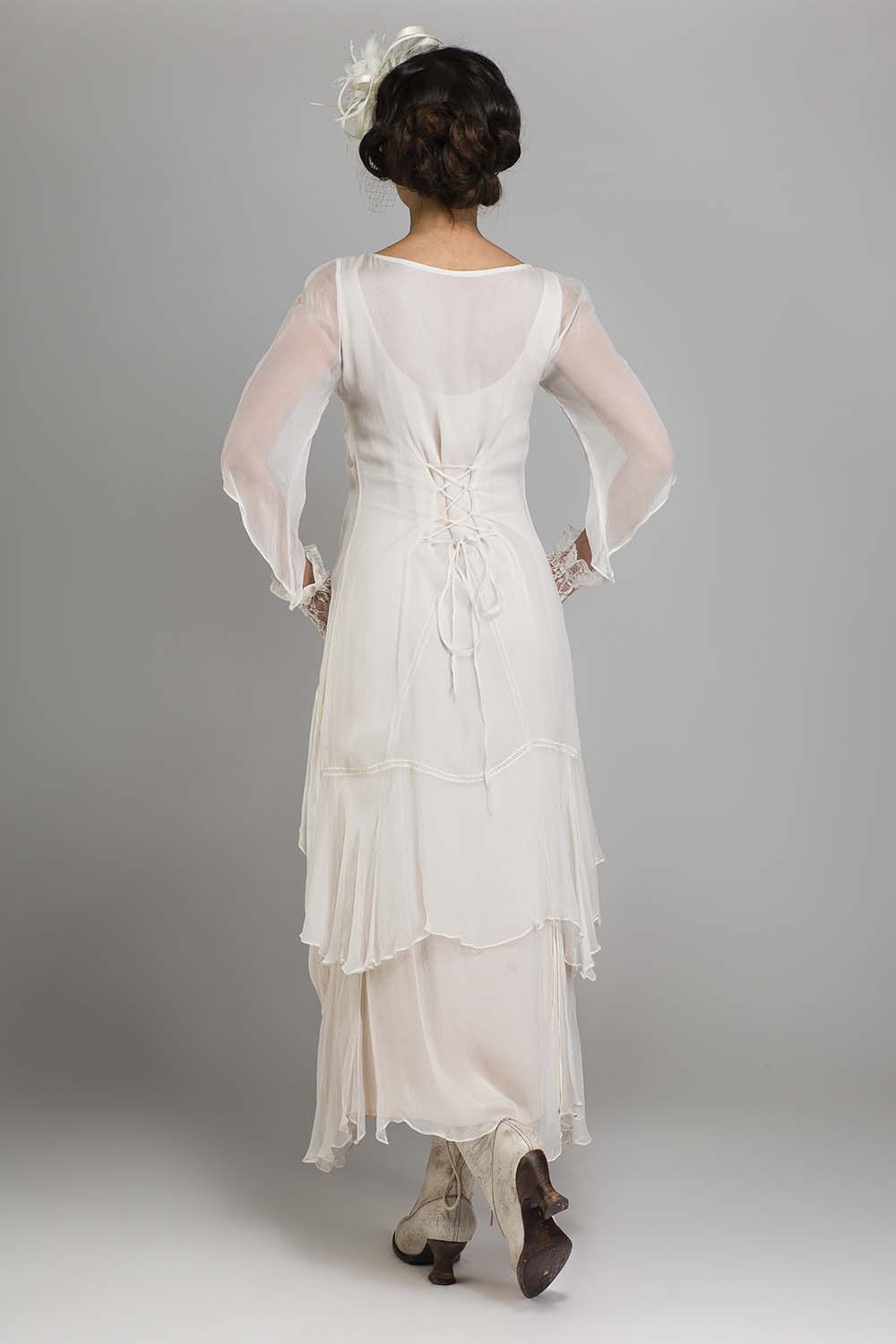 Great Gatsby Party Dress in Ivory by Nataya c