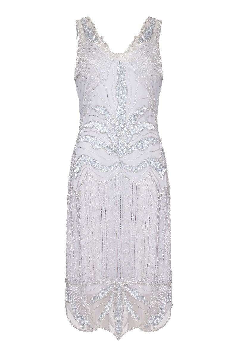 Chandelier Dress in Silver