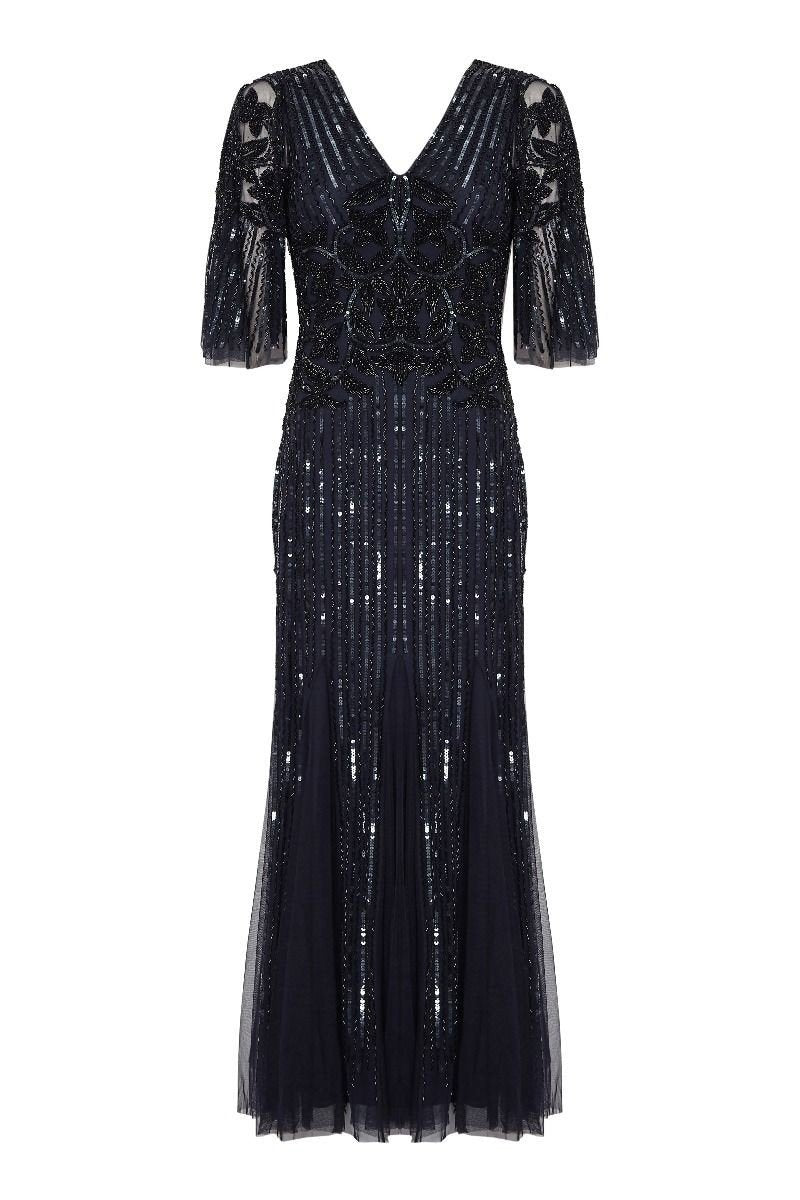 Galina Gown in Navy