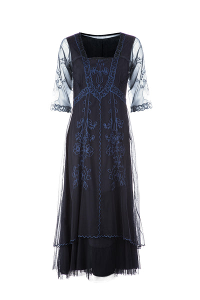 Victorian Dress in Sapphire