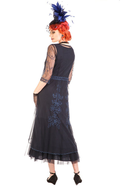 Victorian Dress in Sapphire