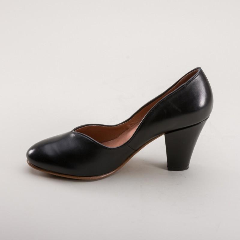 Marilyn 1940s Pumps in Black