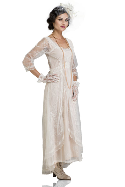 Downton Abbey Tea Party Gown 40163 in Ivory by Nataya