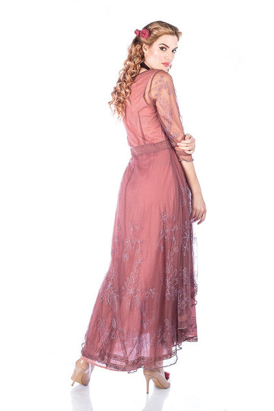 Victorian Dress in Mauve