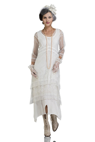 AL-5901 Vintage Titanic Dress in Ivory