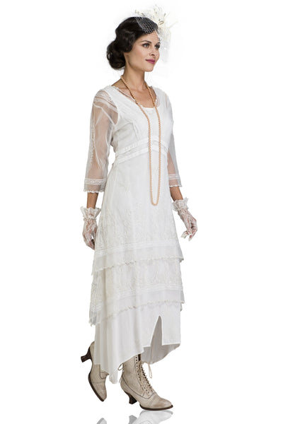 AL-5901 Vintage Titanic Dress in Ivory