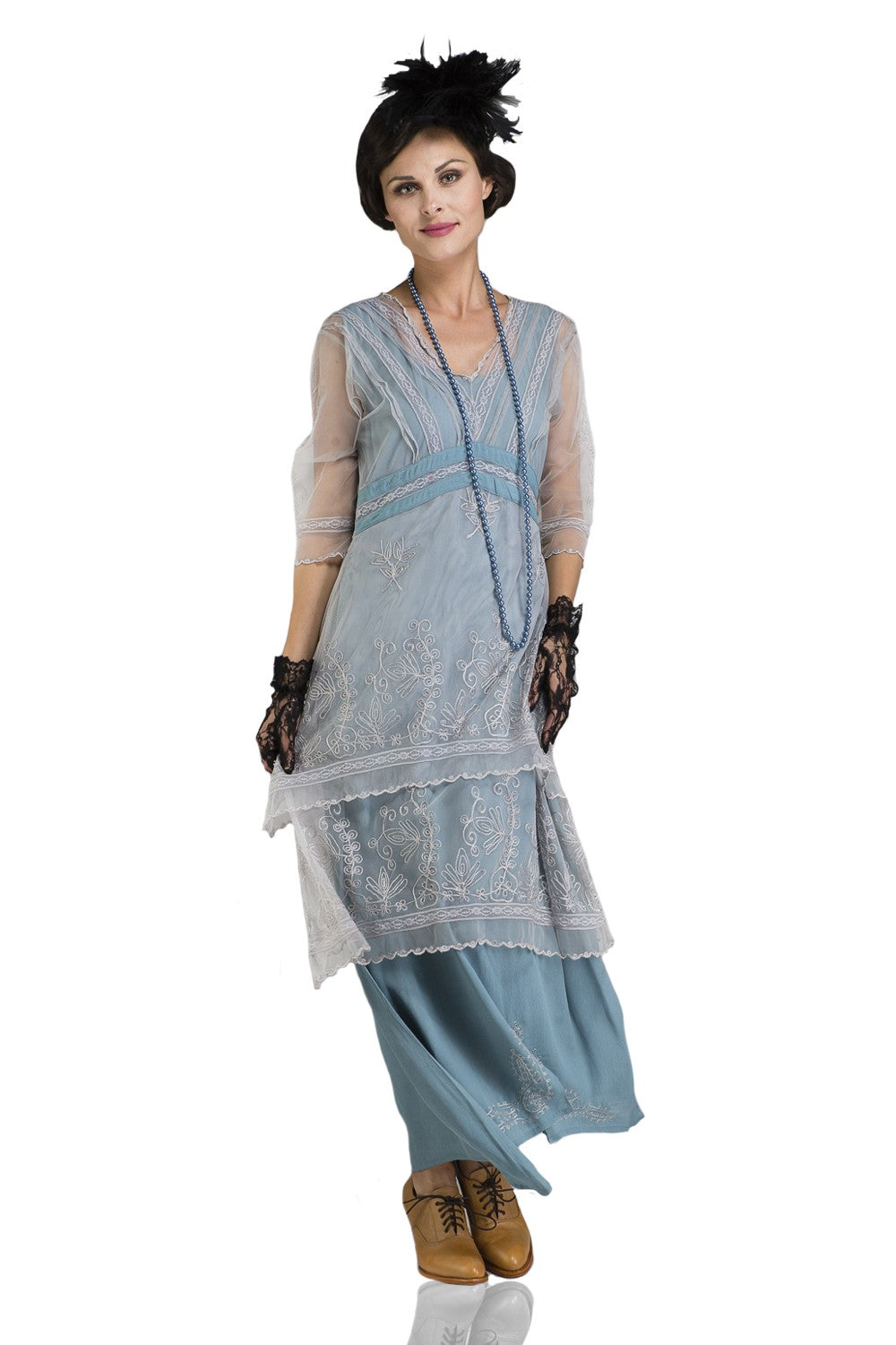 Vintage Titanic Tea Party Dress in Sunrise by Nataya