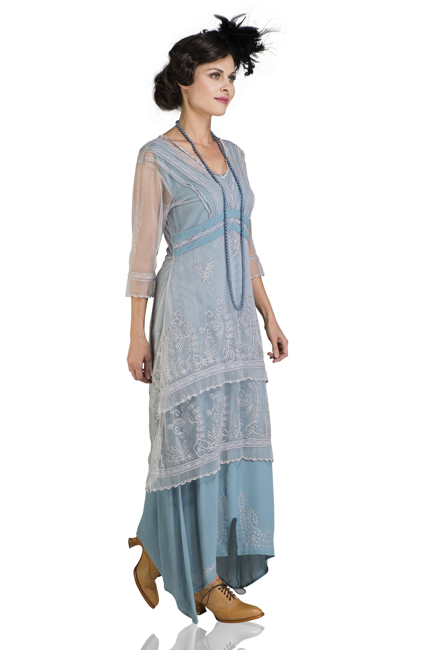 Vintage Titanic Tea Party Dress in Sunrise by Nataya