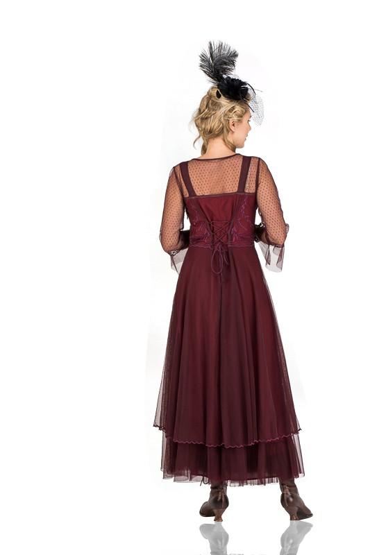 Vivian CL-075 Vintage Style Wedding Gown in Ruby by Nataya