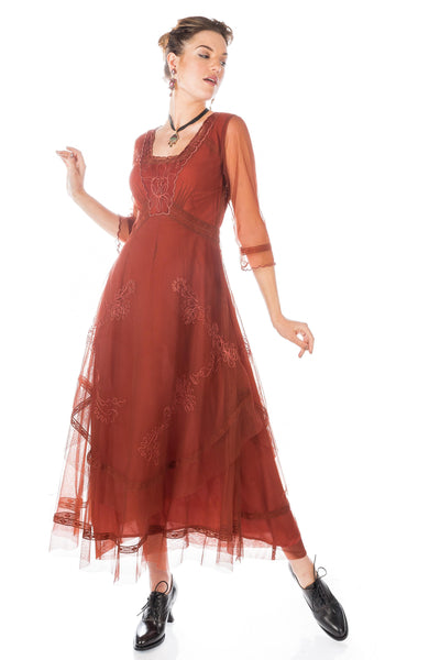 Mary Darling CL-163 Dress in Paprika by Nataya