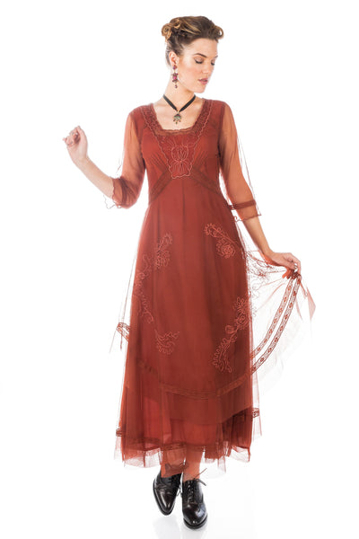 Mary Darling CL-163 Dress in Paprika by Nataya