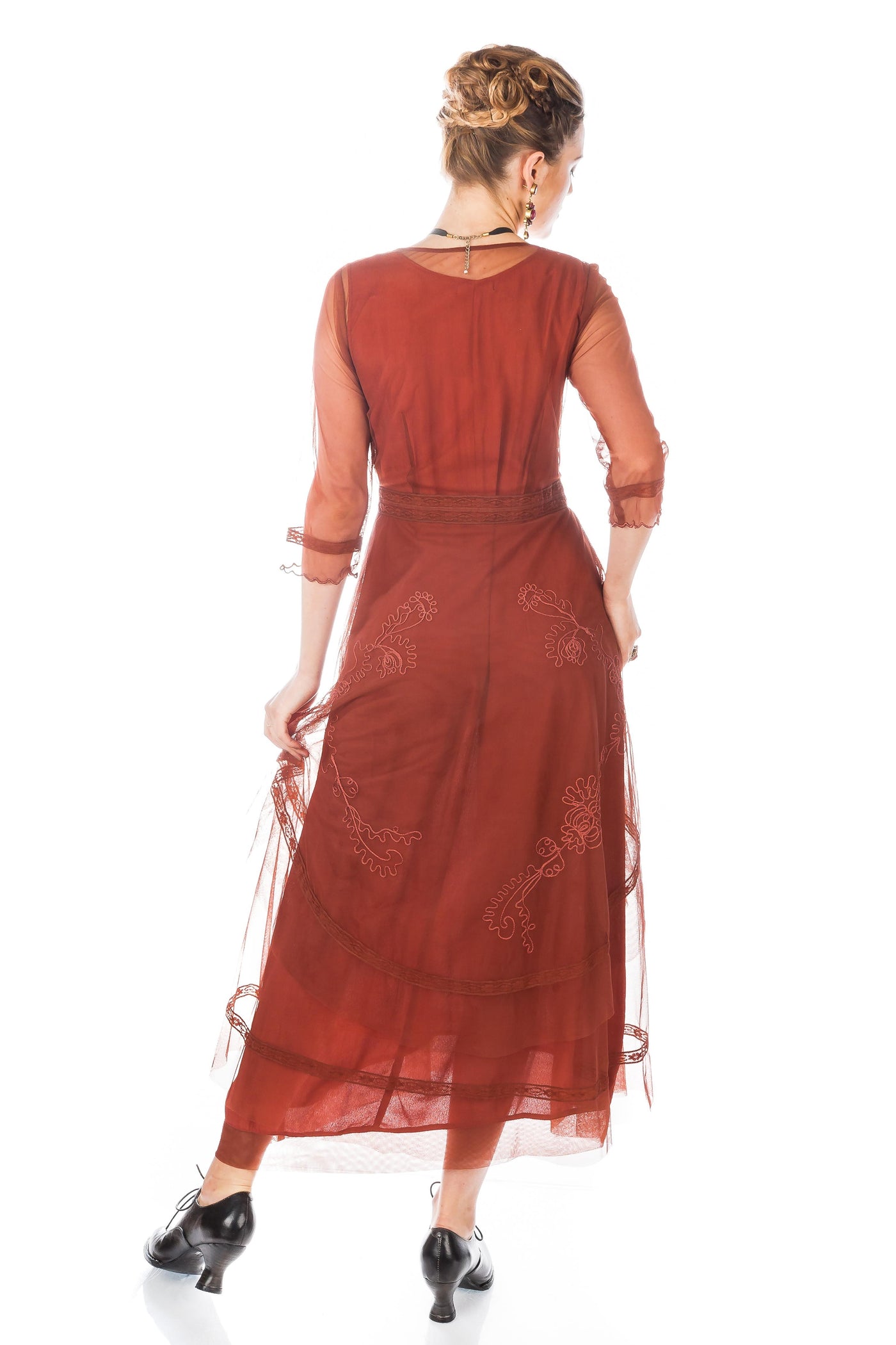 Mary Darling CL-163 Dress in Paprika by Nataya