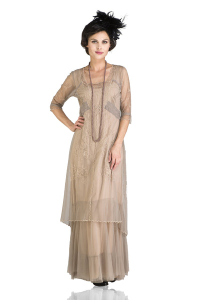 Victorian Dress in Sand