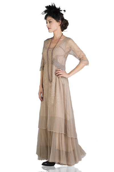 Victorian Dress in Sand