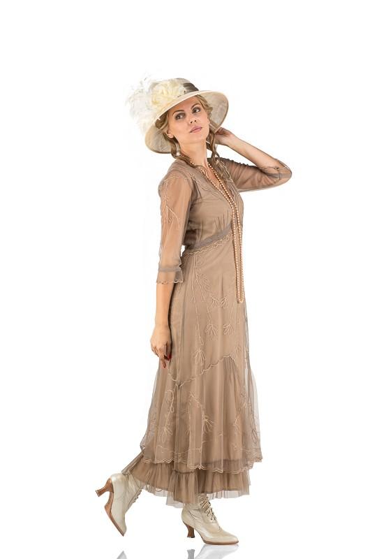 Somewhere in Time Dress in Sand by Nataya