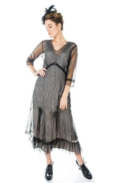 Somewhere in Time Dress in Black by Nataya