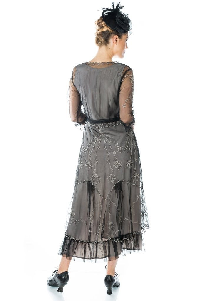 Somewhere in Time Dress CL-509 in Black by Nataya