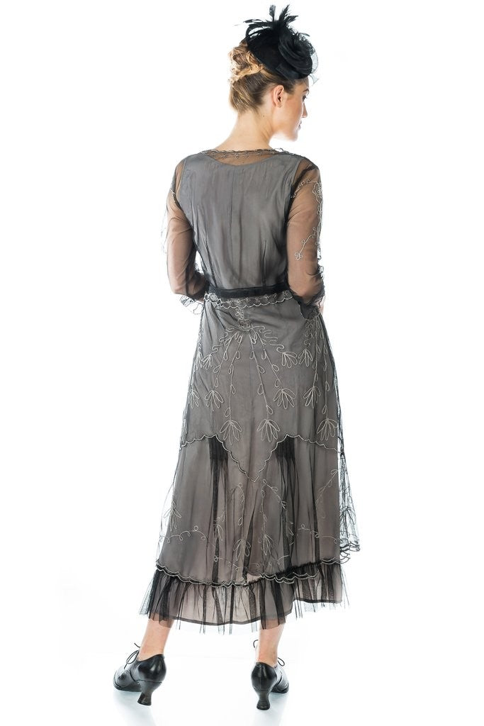 Somewhere in Time Dress in Black by Nataya