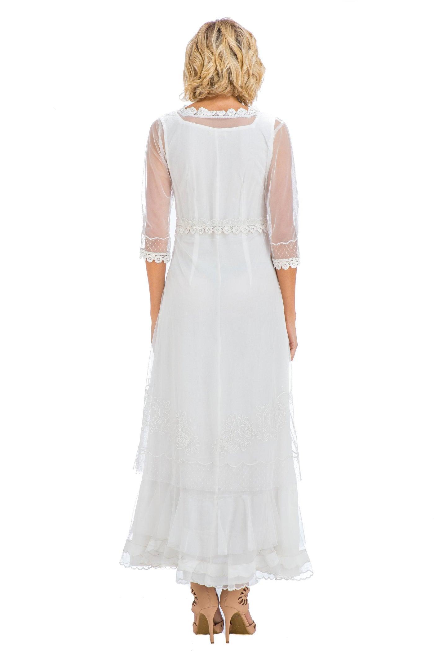 Victorian Wedding Dress in Ivory