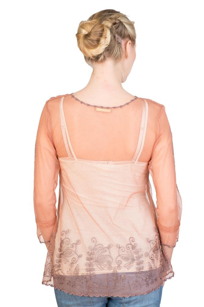 Titanic Vintage Inspired Top in Rose-Silver by Nataya
