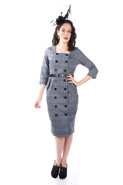 Lana Dress in Grey by Sheen Clothing
