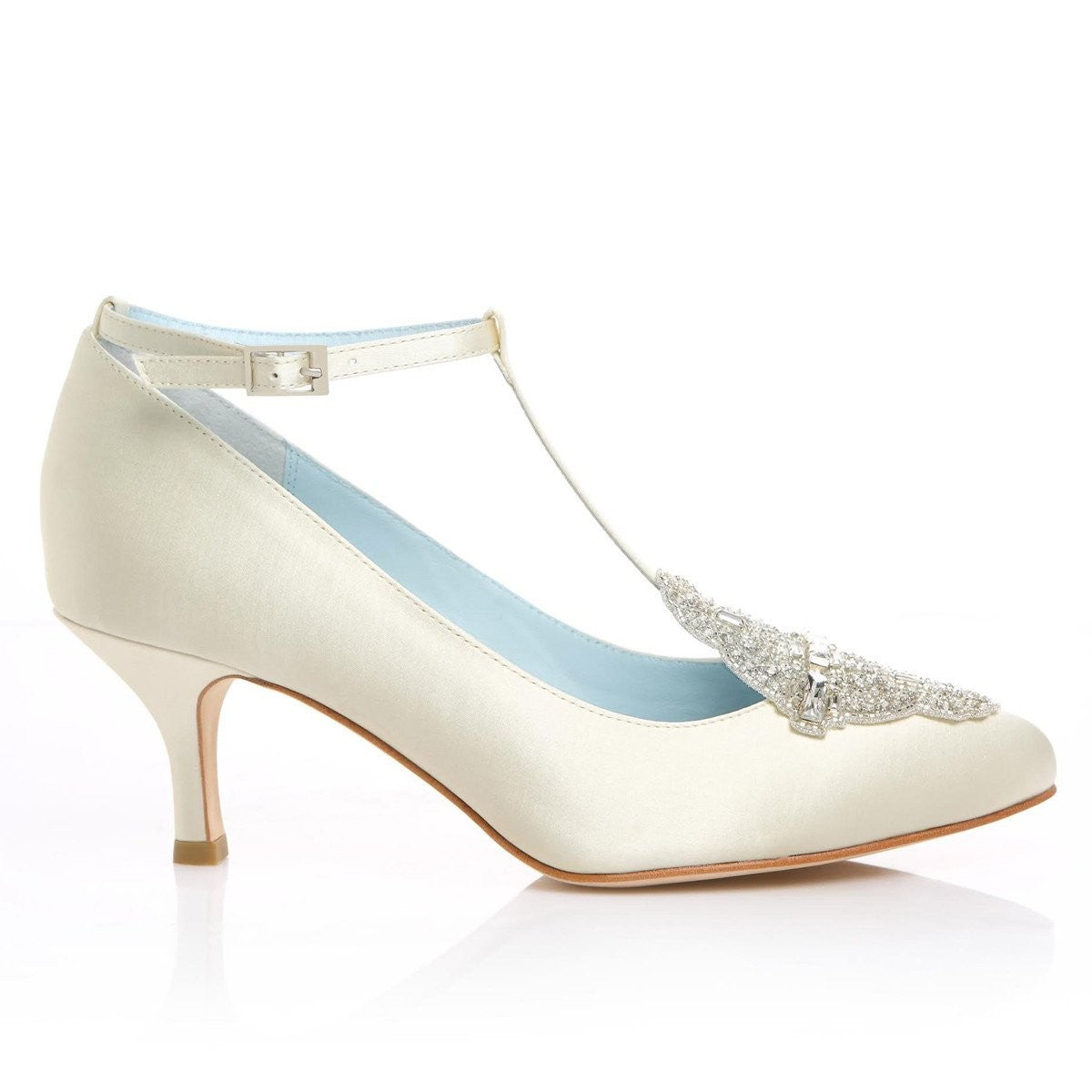 Art Deco Great Gatsby Bridal Shoes in Ivory