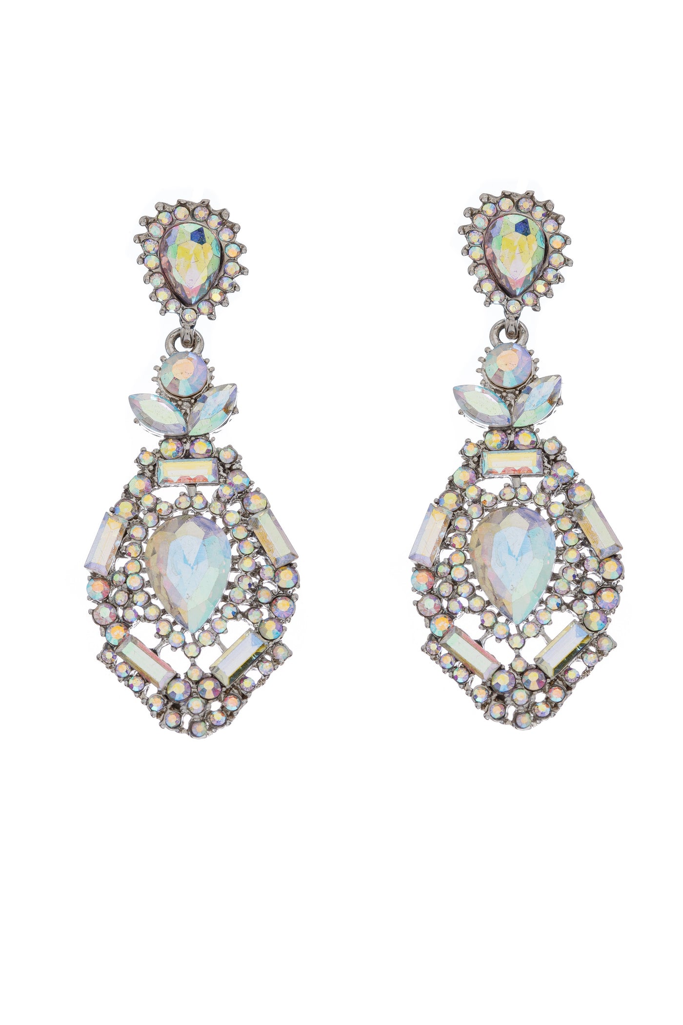 Gatsby Chandelier Earrings in Opal - SOLD OUT