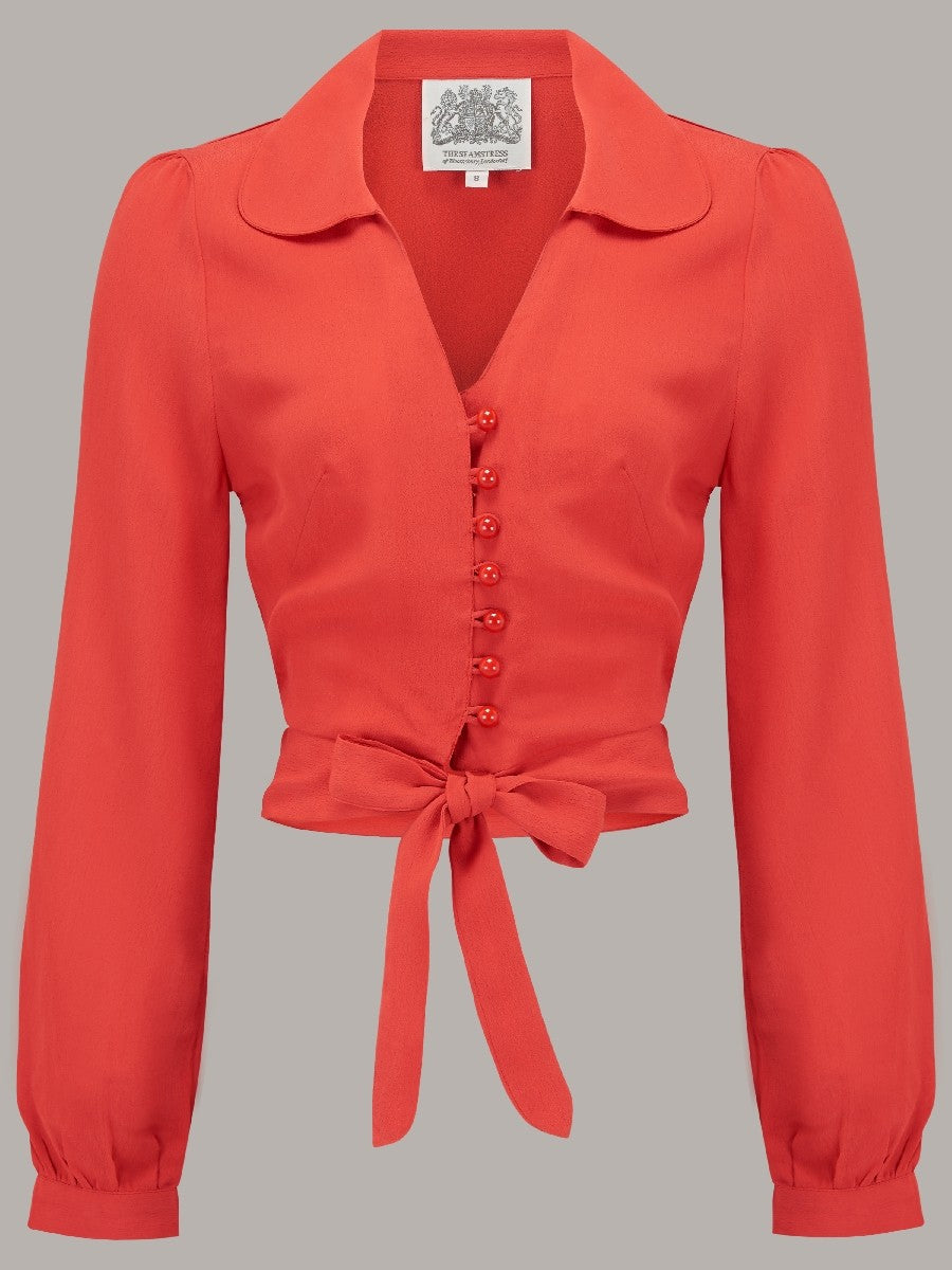 Margaret Blouse in Red