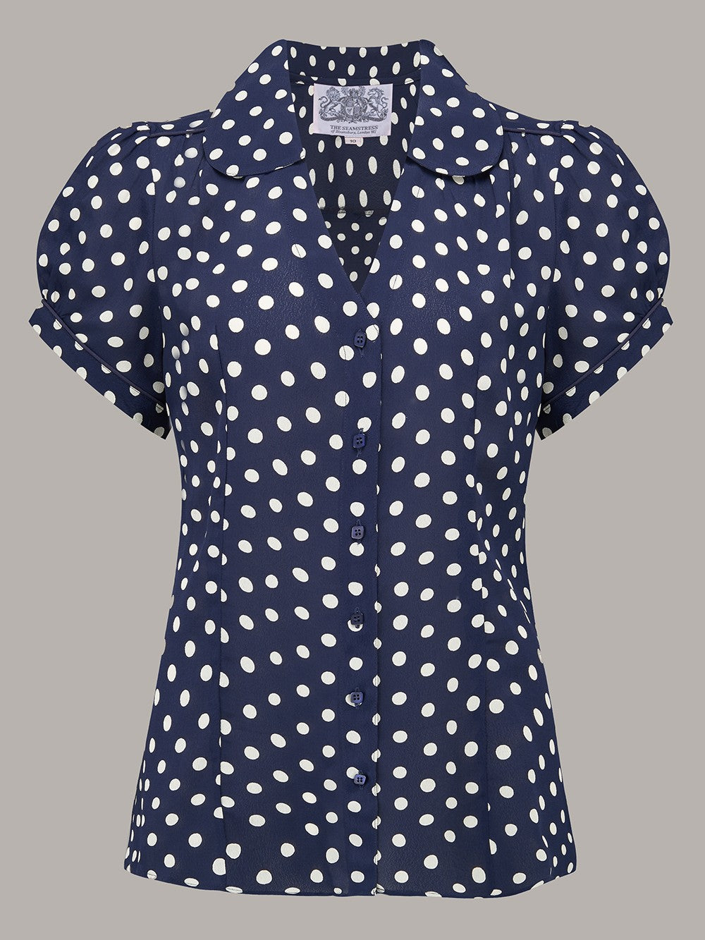 Hedy Blouse in Navy